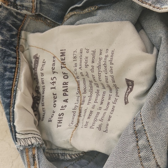 511 Slim Fit Levi’s Flex Men's Jeans 30x30 Distressed Denim Y2k Street wear - Picture 12 of 14